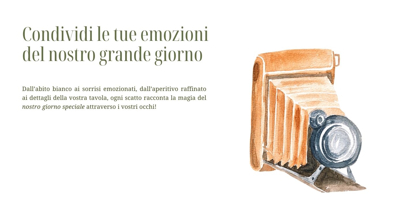 Condividi i tuoi scatti